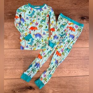 Dinosaur Print Kids Pajamas
